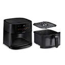 FREIDORA AIRE FLAMA 644FL 6L 1500W VENTANA DIG NGR