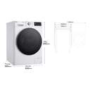 LVD. LG F4WR5509A1W 9K 1400R BCA ATD STEAM WIFI