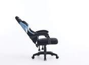 SILLA GAMING NASA SATURN PRO NEGRO AZUL CLARO