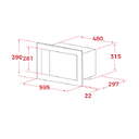 MICR. TEKA ML8210BIS BK CRISTAL 20L 112060008