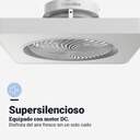 VENTILADOR TECHO U.BLUE SOLANO 7048W DC WIFI 48CM