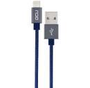 CABLE DCU LIGHTNING a USB A 2M AZUL MARINO