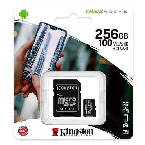 Tarjeta Memoria Micro SD Kingston SDCS2 256GB