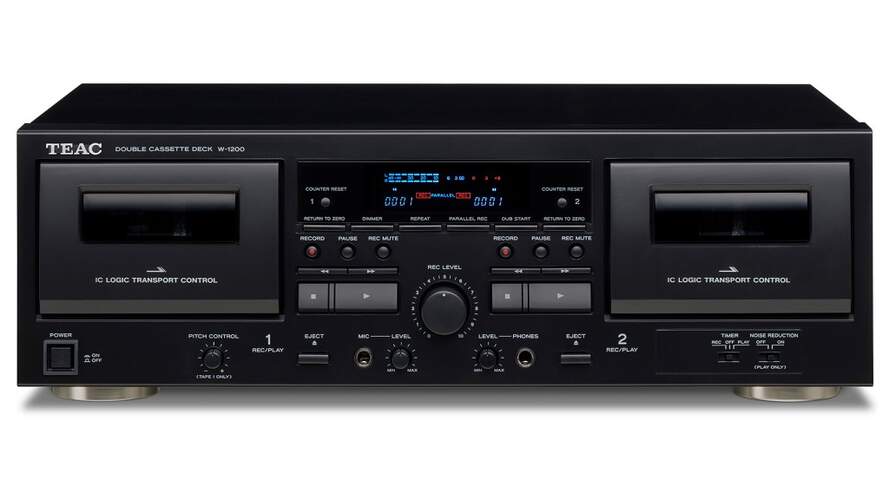 Reproductor TEAC Cassette Doble Pletina W-1200-B