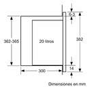 MICR. SIEMENS BF520LMA1 20L 800W NEGRO INT