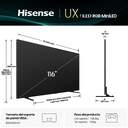 TV HISENSE 116%%%quot; 116UXQ UHD RGBMINILED SMARTTV 165H