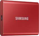 D. DURO SAMSUNG 1TB SERIE T7 MU-PC1T0R/WW SSD ROJO