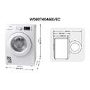 LVD.SEC. SAMSUNG WD80T4046EE 8K/5K 1400R ECOBUBBLE