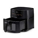 FREIDORA AIRE FLAMA 644FL 6L 1500W VENTANA DIG NGR