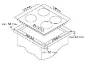 ENCIM. ARTICA ACG6040 4F CRISTALGAS FORJA WOK