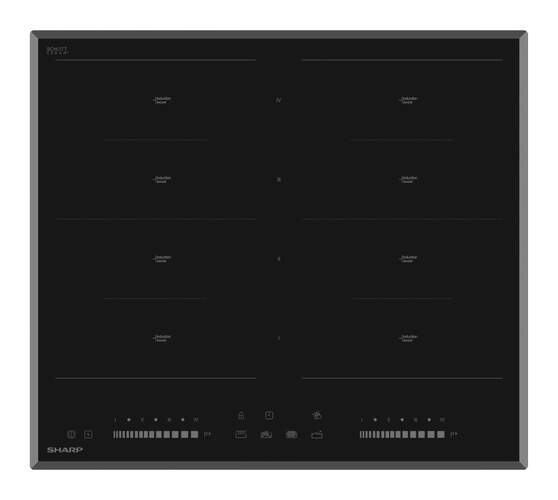 Placa Inducción Sharp KH-6I46CS00-EU