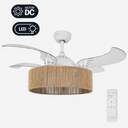 VENTILADOR TECHO U.BLUE JALOQUE WFC 104CM DC PLEG
