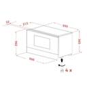 MICR. TEKA ML8220 GRIS MARCO GRIS 112030002