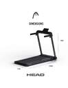 CINTA RUNNING HEAD HTJ4500 SMART PLEG C/ APP NEGRA