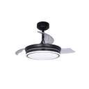 VENTILADOR TECHO RETRACT CRISTAL MOSS MINI 46W MD