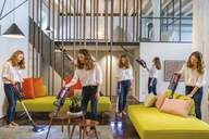 ASPI. ESCOBA HOOVER HF920H 21,6V PARKING 2 BATERIA