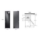 FRICOM. SAMSUNG RB38C776CB1/EF 203x60 NF GRAF