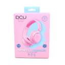 AURICULARES DCU INFANTILES DIADEMA CABLE ROSA