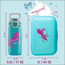 BOTELLA SIGG VIVA SCHOOL SET FIAMBRERA UNICORN