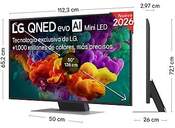TV LG 50%%%quot; 50QNED86B6B UHD QNED EVO MINILED A8 144H