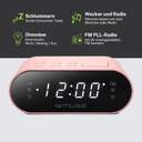 RADIO RELOJ MUSE M-10 CPK FM ROSA