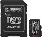TARJ. MEM. KINGSTON MICRO SD 256GB ADAPTA SDCS3