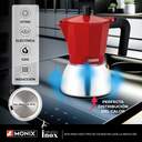 CAFET. ITALIANA MONIX INDUCTION INOX RED 3T