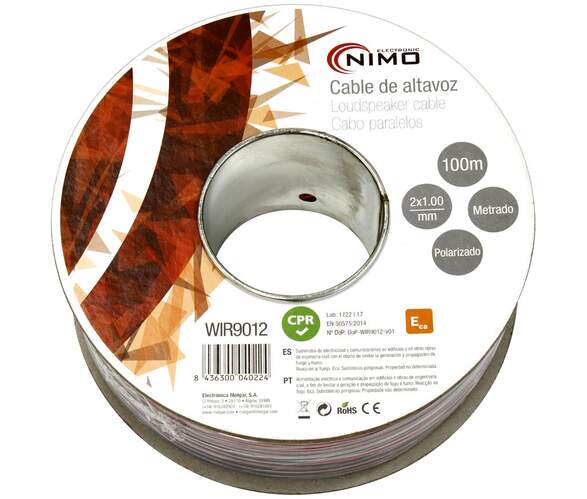 Cable paralelo altavoz Nimo WIR9012