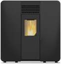 ESTUFA A PELLET RED POD FIRST SLIM 8KW BLACK (CANA