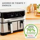 FREIDORA AIRE MOULINEX EZ905D 8,3L DUAL (5,2 3,1L)