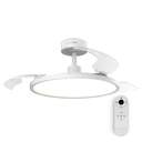 VENTILADOR TECHO U.BLUE DUSTER 7042W RETRAC DC BCO