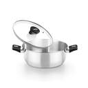 CACEROLA MONIX 20CM ELITE CON TAPA VIDRIO