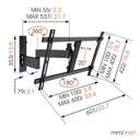 SOPORTE TV VOGEL%%%#39;S WALL 3345 FULL MOTION MOUNT
