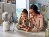 BATID. VASO PHILIPS HR2041/00 450W 1,9L V/P BLANCA