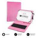 FUNDA Y TECL.USB SUBBLIM KEYTAB PRO 10,1%%%quot;-11%%%quot; ROSA