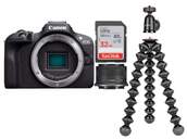 CAMARA CANON EOS R100 RF-S 18 45MM TRIPODE 32GB