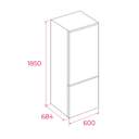 FRICOM. TEKA RBF3420SS 185x60x69 NF INOX