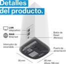 SISTEMA WIFI MESH LINKSYS MX6202KE 6GHZ/5,4GB/S