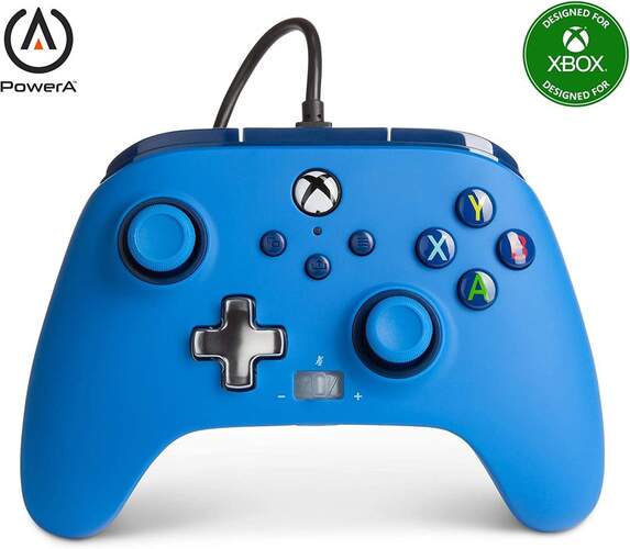 Mando Xbox Power A Enhanced Blue