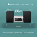 CADENA PANASONIC SCPM700EGS 80W CD/FM/USB/BT