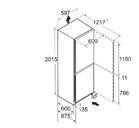 FRICOM. LIEBHERR CNSFD5723 202x60 INOX STEEL