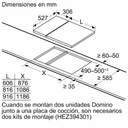 ENCIM. BALAY 3ETG631HB 1F 30CM BISELADA