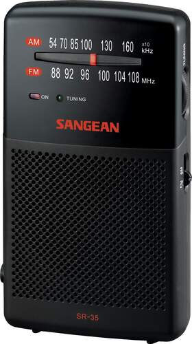Radio portatil Sangean SR-35 Negro