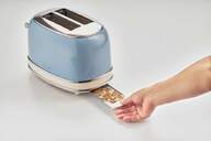 TOST. ARIETE 155/15 2R LARGA MINI AZUL 810W RETRO