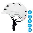 CASCO INTELIGENTE SMARTGYRO SMART PRO M BLANC BLUE