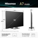 TV HISENSE 75%%%quot; 75A7Q UHD QLED SMART TV HDR10 