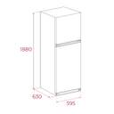 FRICOM. TEKA NFL342CWH 188x60 NF BCO 113420001