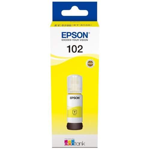 Cartucho de tinta amarilla Epson 102 Ecotank C13T03R440