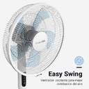 VENTILADOR PIE U.BLUE ZERMATT 3025W 25W MD DC