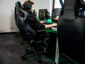 SILLA GAMING NASA PIONEER LED RGB CON MANDO